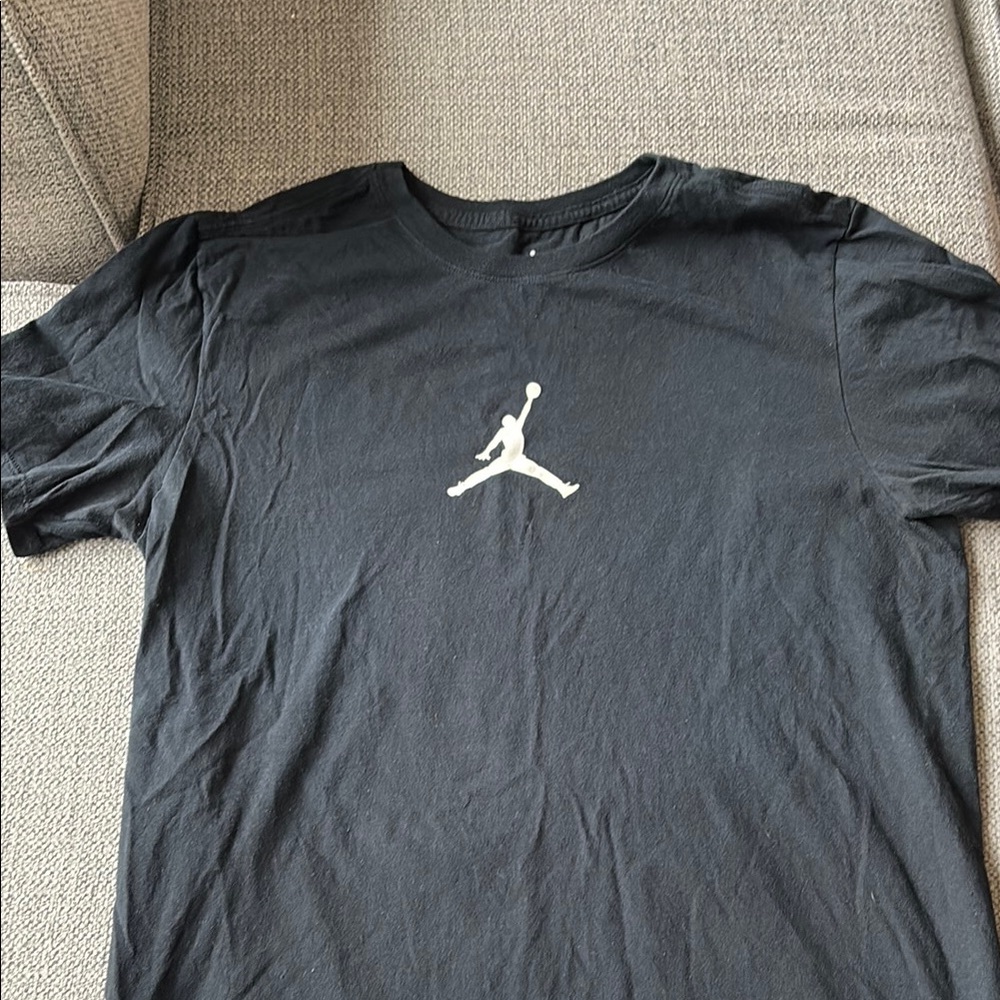 Air Jordan Men's Black T-Shirt - Size M